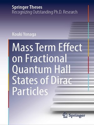 cover image of Mass Term Effect on Fractional Quantum Hall States of Dirac Particles